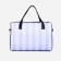 Sports bag with lightning, 2 external pockets, a long belt, lilac/white color