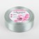 Satin tape, 25 mm × 23 ± 1 m, silver color No. 176