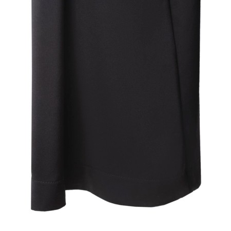Women's costume (jacket, trousers) minku: Silk pleasure color black, size 48-6