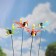 Plug "dragonfly sorceress" 40cm, set 2pcs, mix