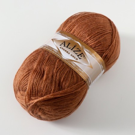 Yarn "Angora Gold" 20% wool, 80% acrylic 550m/100g (466)-1