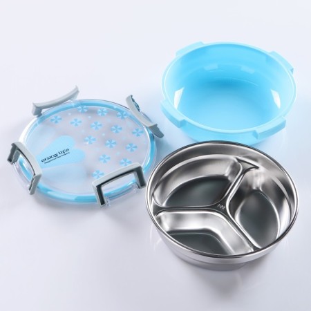 Lunch-Box "Toloza", 300 ml, 17.5 x 17.5 cm, blue-2