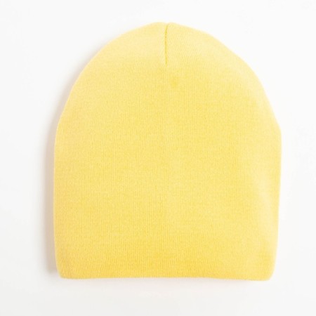 Шапка для девочки вет горчица, размер 53-55