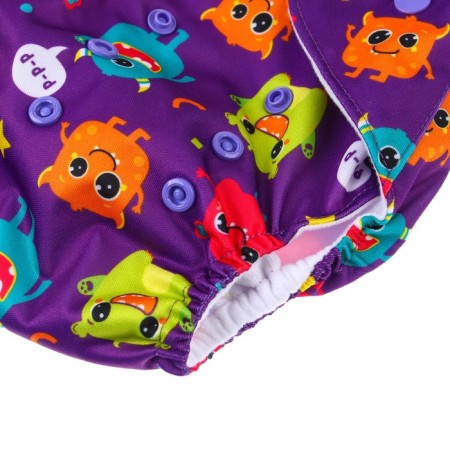 Reusable diaper "monsters"-5