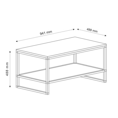 Table journal visit, 941x488x488, black muar/oak sonom-1