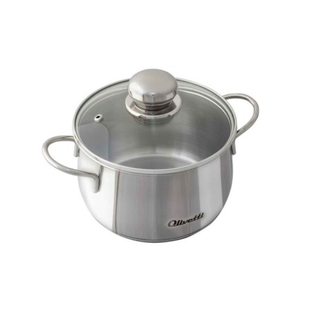 Pan Olivetti SCS722, with a lid, steel, induction, d = 14.5 cm, 1.9 liters
