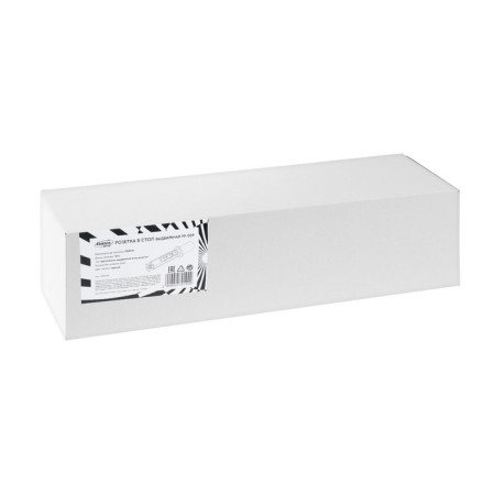 Drawer outlet, luazon, 16 a, three -seater, in the table, wire 1.8 m, black-4