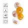 Shar Latex 12 "Happy Birthday. Corgi "Pastel, 2 centers, 1st., Set of 5 pcs.