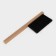Brush - technical flush, 29 × 2.5 × 1.6 cm, three -row, 39 bundles, beech, synthetic fiber black