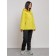 Ski costume female winter, size 48, yellow color