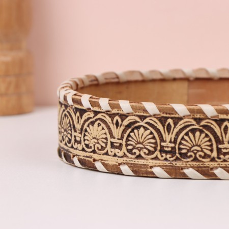 Sukharnitsa "bread", 16 × 26 × 4 cm, birch bark-2