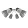 Ceiling EVOLUCE lamp. Sle103002-08. Maleonte. 8x40 watts, E14, 84x84x24 cm, chromium color