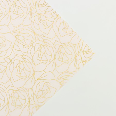 Paper Pacific, "Flowers", 50 cm x 70 cm 17 grams, pink-3