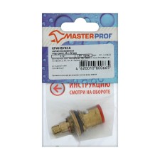 Кран-букса MasterProf ИС.130421, 1/2", 8 х 24 мм, керамика, с метрической резьбой, под крест