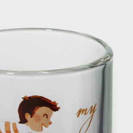Glass mug "Fitness. Dad ", 320 ml-3