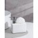 A dispenser for a detergent with a Savanna sponge stand “Nature”, 450 ml, white color