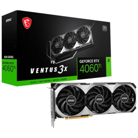 Video card MSI GEFORCE RTX 4060 TI Ventus 3X E 8G OC