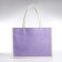 Bag beach without fasteners, milk/lilac color