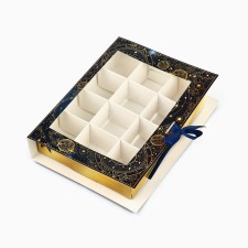 Box for 12 sweets with cells 