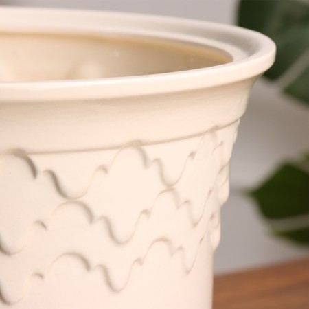 Pot Flower Uta No. 2, white 5.5 l-2