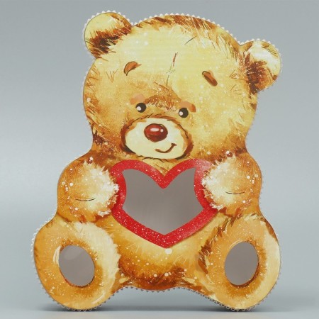 Gift box, confectionery packaging, "bear cub", 16.5x20x5 cm-3