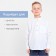 Shirt for a boy minku color white, height 158 ​​cm