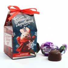 New Year! Sweets in the box of 