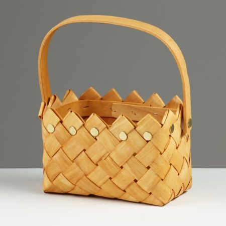 Wicker basket, 17 x 13 x 11/23 cm, sequoia