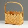 Wicker basket, 17 x 13 x 11/23 cm, sequoia
