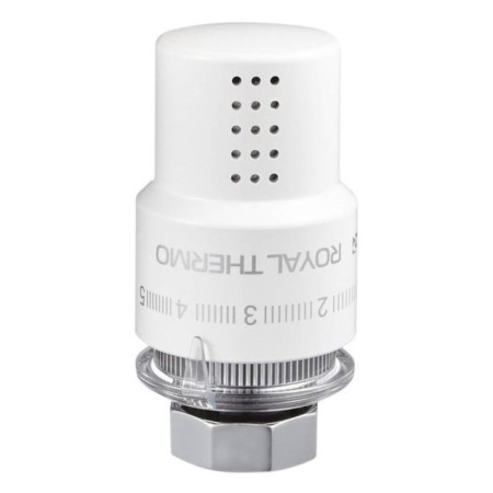 Thermostatic head Royal Thermo Design, liquid, M30x1.5, white