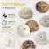 Buttons, 2 punctures, d = 10 mm, bilateral, pearl color, price per 1 piece
