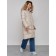 Coat insulated winter female, size 50, color light green