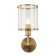 Bra Indigo, 13022/1W Brass. 1x60W, E14, 122x200x265 mm, transparent color