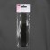 Catch for curtains from leatherette, 35 × 2.5 cm, black color