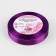 A satin ribbon "Golden threads", 15 mm × 23 ± 1 m, purple color No. 35