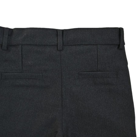Pants for girls, height 146 cm, black-gray color-3