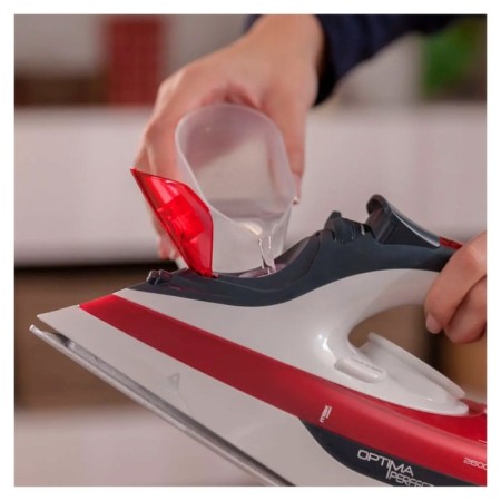 Iron SOLAC Optima Perfect PV2014, ceramic sole, 2600 watts, 35 g/min, 380 ml, red-1