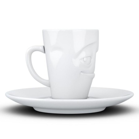Coffee cup with a saucer TASSEN Impish, 80 ml, white color-10
