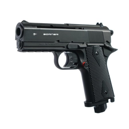 Pneumatic pistol "Borner WC 401" feces. 4.5 mm, 3 j, bldg. plastic, up to 120 m/s-4