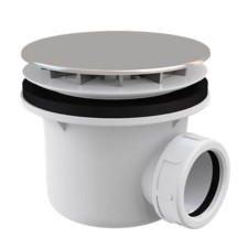 Alcaplast a47cr siphon, for a shower pallet, diameter 50 mm, chrome