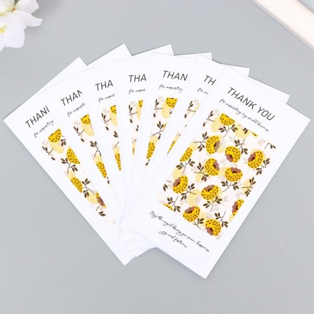 Stick Paper Gratitude "Yellow Macs" set 50 pcs 10x5 cm-2
