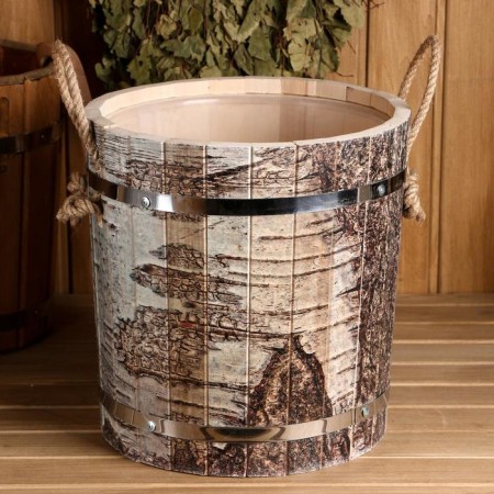LIPS -13 -liter machine gun, plastic insert, rope handles, "birch bark"-3