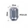Nut of SkyWay cone, M12x1.25 closed with a protrusion of 35mm, key 21mm, chrome, set 20 pcs