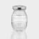 Glass jar for spices with a metal lid "Bogok", 100 ml, 5 × 7.8 cm