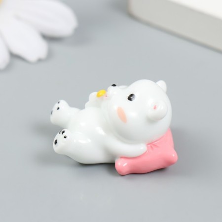 Figure for Florarium Polystone "Bear Resting" 3x2 cm-3