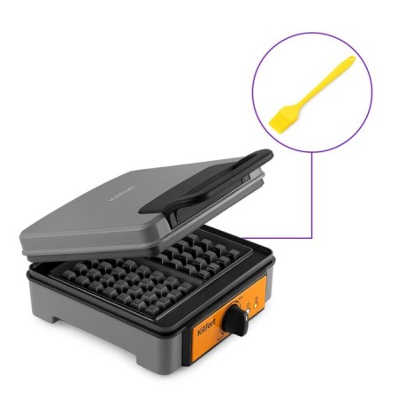 Belgian waffle waffle KitFort KT-1694, 1200 W, cord 0.6 m-4