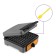Belgian waffle waffle KitFort KT-1694, 1200 W, cord 0.6 m