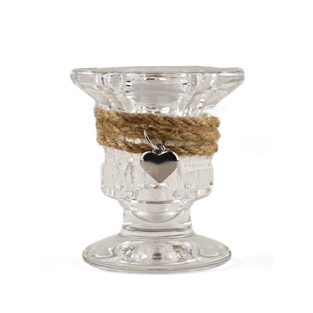 Glass candlestick, for high holy, 5 × 5.5 cm