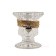 Glass candlestick, for high holy, 5 × 5.5 cm
