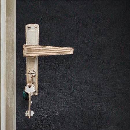 A set of doors upholstery 110 × 205 cm: claim, foam 3 mm, nails, gray, "economy"